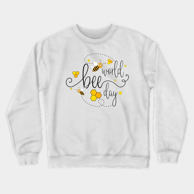 World Bee Day Crewneck Sweatshirt by BlackRose Store